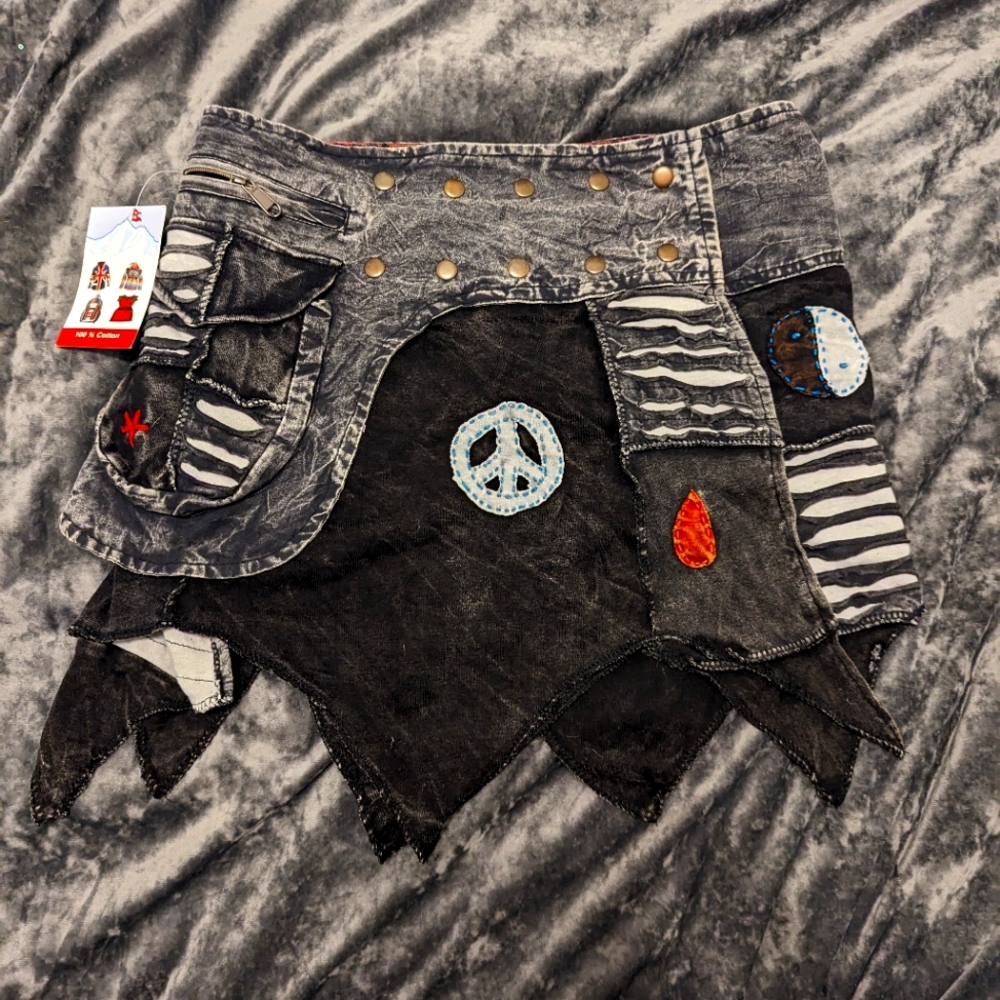 Wrap Around hippie Skirt, Size M/L